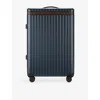 Carl Friedrik The Check-in 4-wheel Suitcase 68cm In Blue