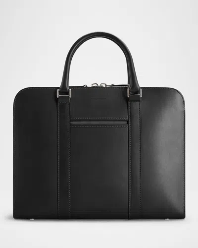 Carl Friedrik Palissy Briefcase In Black / Grey