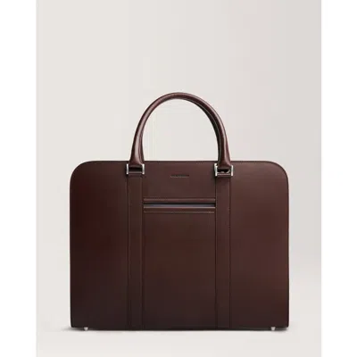 Carl Friedrik Palissy Briefcase In Chocolate