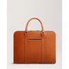 Carl Friedrik Palissy Briefcase In Cognac
