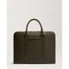 Carl Friedrik Palissy Briefcase In Dark Olive