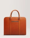 Carl Friedrik Palissy Double Briefcase In Cognac