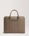Carl Friedrik Palissy Double Briefcase In Taupe