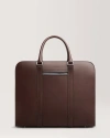 Carl Friedrik Palissy Overnight Briefcase In Chocolate