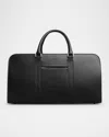 Carl Friedrik Palissy Leather Weekend Bag In Black