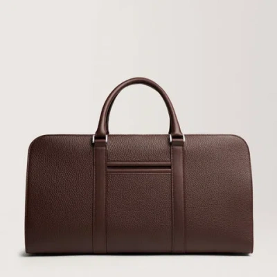 Carl Friedrik Rigid Weekender - Grain Leather - Dark Brown