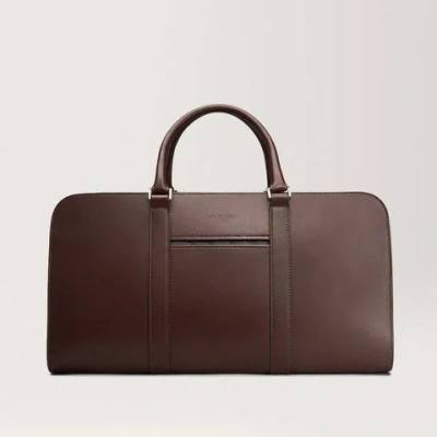 CARL FRIEDRIK RIGID WEEKENDER - VACCHETTA LEATHER - DARK BROWN