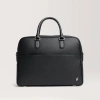 Carl Friedrik Slim Briefcase - Full-grain Leather - Black