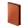 Carl Friedrik Swanfield Italian Vachetta Leather Bifold Wallet In Cognac