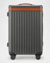 Carl Friedrik The Carry-on 22" Hardside Luggage In Grey / Cognac