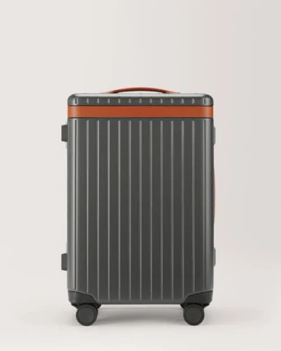 Carl Friedrik The Carry-on Suitcase In Grey/cognac
