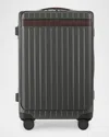 Carl Friedrik The Carry On X Spinner Suitcase In Grey / Chocolate