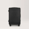 Carl Friedrik The Carry-on X Polycarbonate Suitcase 55cm In Black / Black