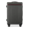 Carl Friedrik The Carry On X Spinner Suitcase In Grey/chocolate