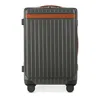 Carl Friedrik The Carry On X Spinner Suitcase In Grey/cognac