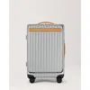 Carl Friedrik The Carry-on X Suitcase In Arctic Grey/tan