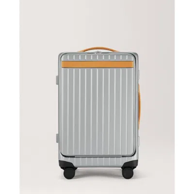 Carl Friedrik The Carry-on X Suitcase In Arctic Grey/tan