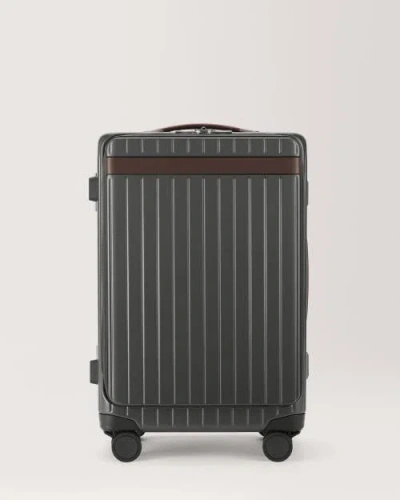 Carl Friedrik The Carry-on X Suitcase In Grey/chocolate