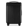 Carl Friedrik The Carry On Zip Spinner Suitcase In Black/black