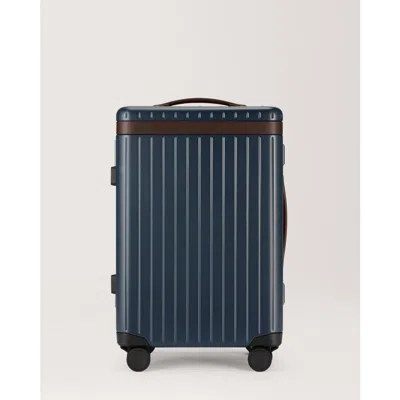 Carl Friedrik The Carry-on Zipped Suitcase In Navy/hackett
