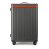 Carl Friedrik The Carry On X Spinner Suitcase In Grey/cognac