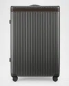 Carl Friedrik The Large Check-in 31" Hardside Luggage In Grey/chocolate