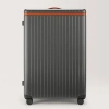 Carl Friedrik The Large Check-in Cognac Brown In Cognac Brown