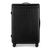 Carl Friedrik The Large Check In Zip Spinner Suitcase In Black/black