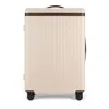 Carl Friedrik The Large Check In Zip Spinner Suitcase In Sand/chocolate