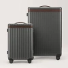 Carl Friedrik The Luggage Set Dark Brown In Dark Brown