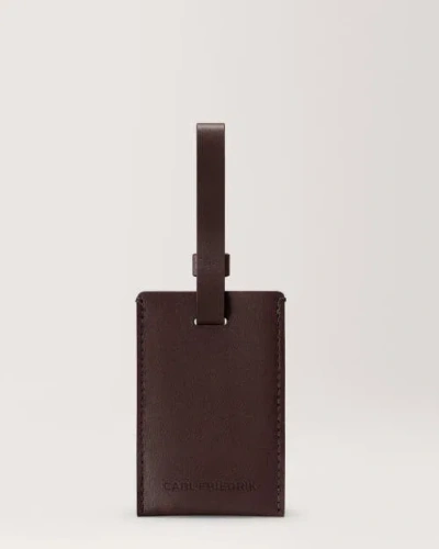Carl Friedrik The Luggage Tag In Chocolate