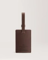 Carl Friedrik The Luggage Tag In Chocolate/hackett