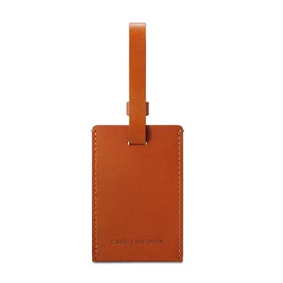 Carl Friedrik The Luggage Tag In Cognac