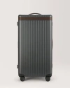 Carl Friedrik The Trunk Suitcase In Grey/chocolate