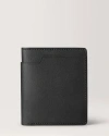 Carl Friedrik Large Bifold Wallet -  Vacchetta Leather - Black In Black