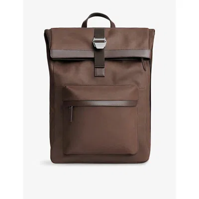 Carl Friedrik Womens Chocolate Cityhopper Nylon Backpack In Brown