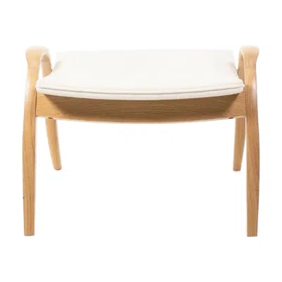 Pre-owned Carl Hansen & Søn 2021 Fh430 Signature Footstool By Frits Henningsen For Carl Hansen In Oak In Brown