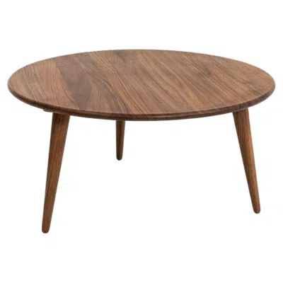 Pre-owned Carl Hansen & Søn 2021 Hans Wegner For Carl Hansen Ch008 90cm Top In Walnut Oil 35 X 17.5 In In Brown