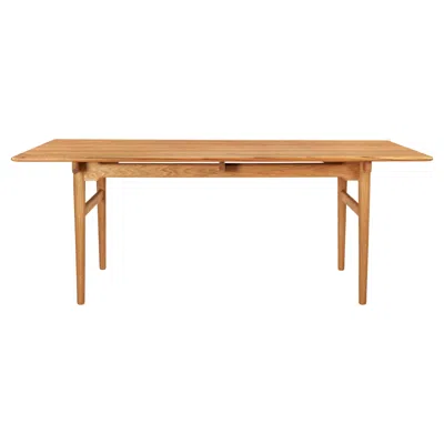 Pre-owned Carl Hansen & Søn Hans J. Wegner Ch327 Dining Table 190 X 95 Cm Teak/oak Oil For Carl Hansen In Brown