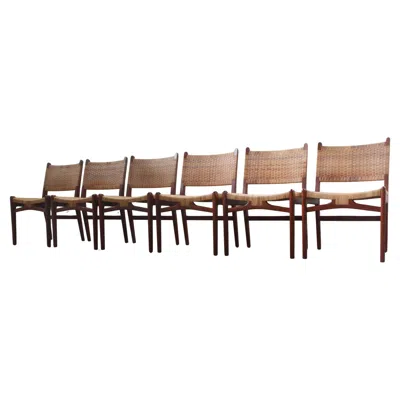 Pre-owned Carl Hansen & Søn Hans J. Wegner Dining Chairs In Teak Model Ch-31 By  In Brown