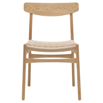 Pre-owned Carl Hansen & Søn Hans Wegner 'ch23' Chair In Oiled Oak & Natural Papercord For Carl Hansen & Son In Brown