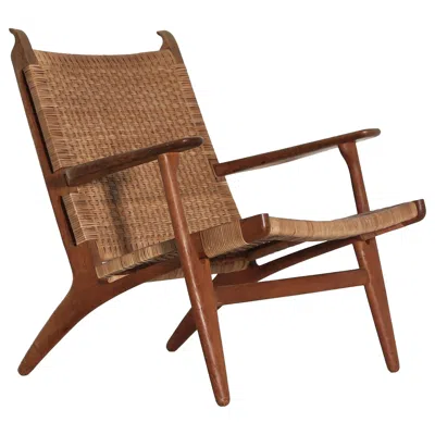 Pre-owned Carl Hansen & Søn Hans Wegner Ch-27 Chair, Carl Hansen & Son, Denmark, 1950s In Brown