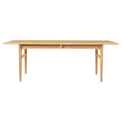 Pre-owned Carl Hansen & Søn Large Hans J Wegner 'ch327' Dining Table In Oiled Oak For Carl Hansen & Son In Brown