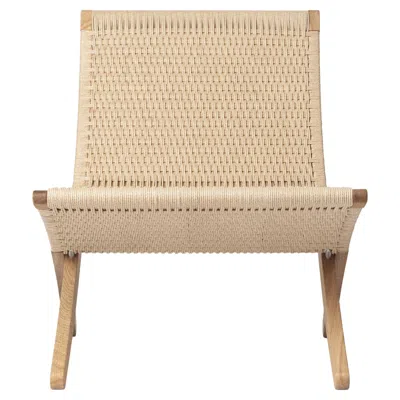 Pre-owned Carl Hansen & Søn Morten Gøttler Mg501 Cuba Chair Oak Oil Natural Paper Cord For Carl Hansen In Brown