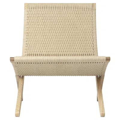 Pre-owned Carl Hansen & Søn Morten Gøttler Mg501 Cuba Chair Oak Soap Natural Paper Cord For Carl Hansen In Brown