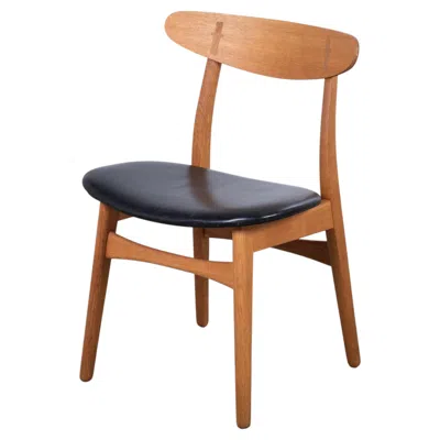 Pre-owned Carl Hansen & Søn Oak Dining Chair By Hans J. Wegner For , Denmark, 1952 In Brown