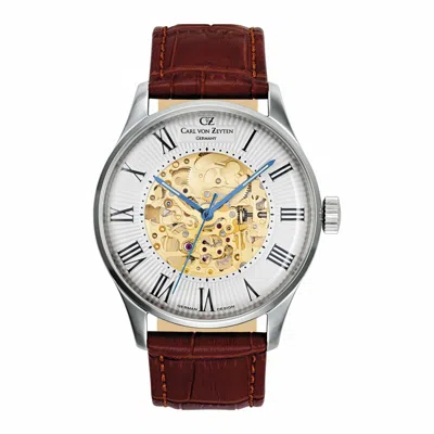 Pre-owned Carl Von Zeyten Men Watch Automatic Fieldberg Cvz0011wh
