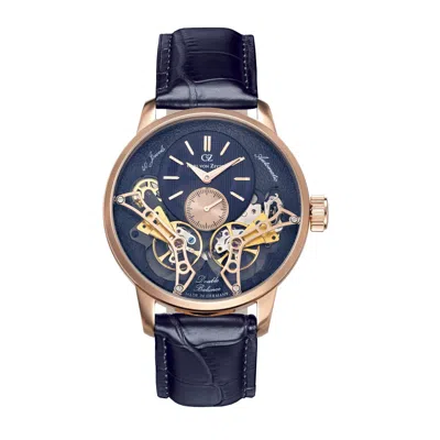 Pre-owned Carl Von Zeyten Men Watch Automatic Wristwatch Oberkirch Cvz0064rbl