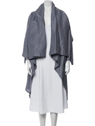 Pre-owned Carla Fernandez Linen Jacket In Blue