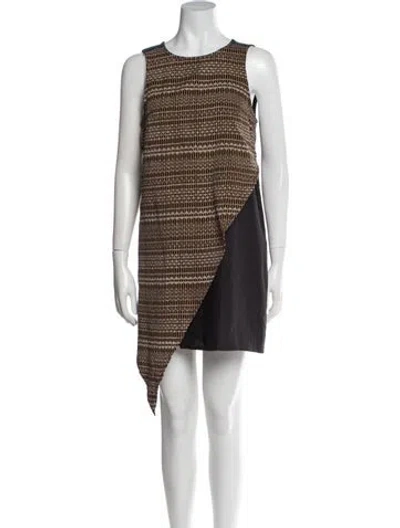 Pre-owned Carla Fernandez Printed Knee-length Dress In Blue